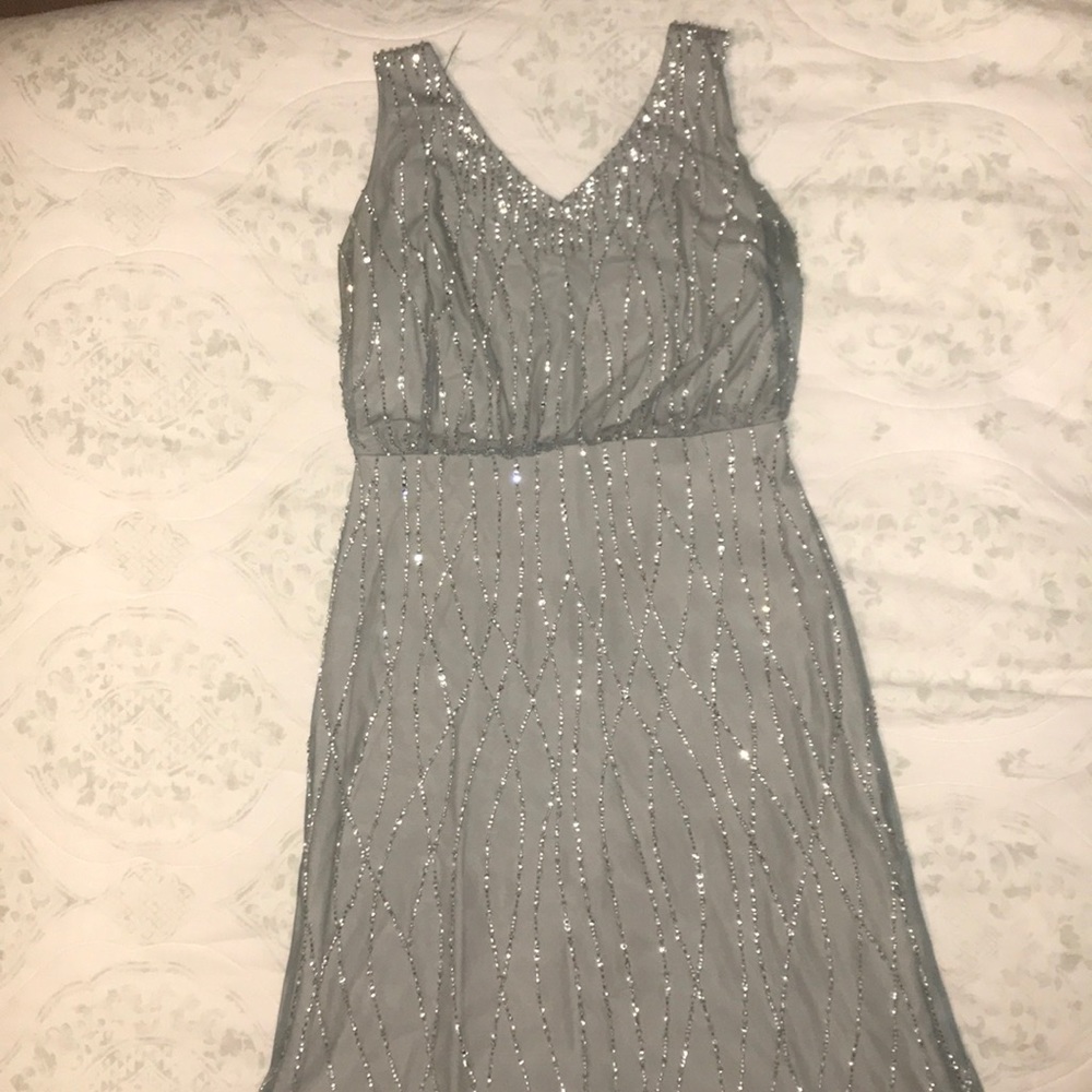 Adriana Papel Beaded Gown
